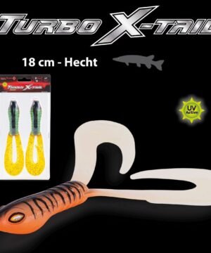 Guminis masalas IRON CLAW Turbo Double X-Tail UV 18cm 2vnt Guminukas Mouse