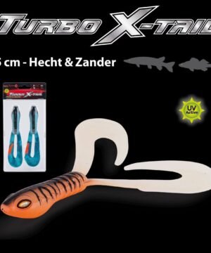 Guminis masalas IRON CLAW Turbo Double X-Tail UV 15cm 2vnt Guminukas Mouse