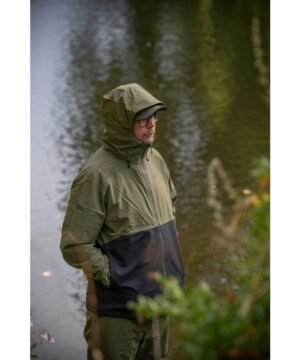 Striukė Waterproof Jacket Olive/Black Nuo Lietaus Wychwood