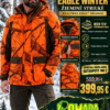 Striukė Deerhunter Eagle Winter Medžioklinė Oranžinė DEER-TEX®100% Dydis iki XXXXXL