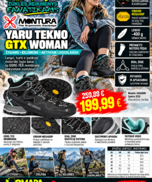 Batai MONTURA YARU TEKNO GTX WOMAN GORE-TEX