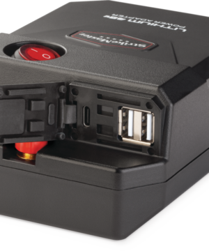 STRIKEMASTER MAVEN LITHIUM 40V POWER ADAPTER – maitinimo adapteris su USB ir 12V išėjimais Echolotui Telefonui