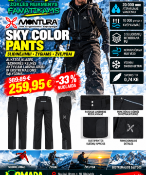 Kelnės Slidinėjimui Žygiui Žvejybai Montura Sky Color pants